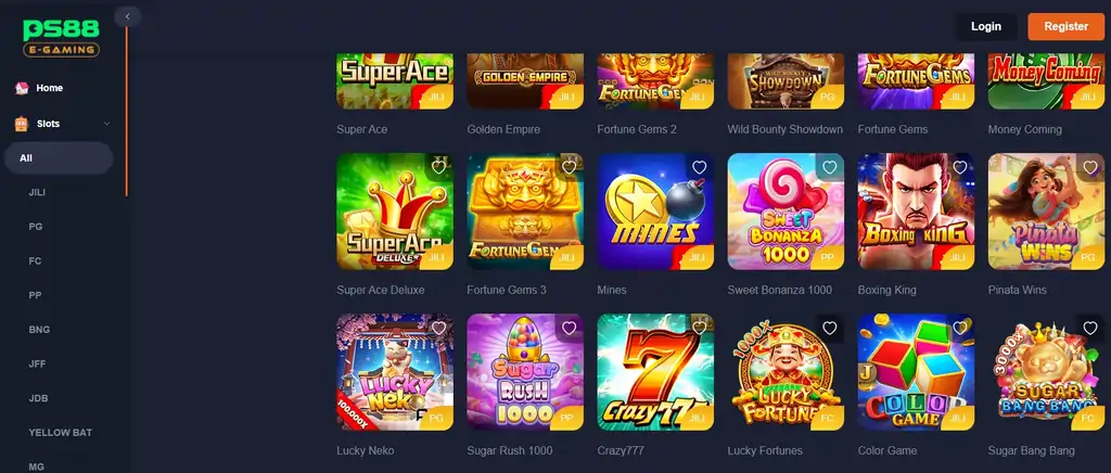 PS88 Slot Games