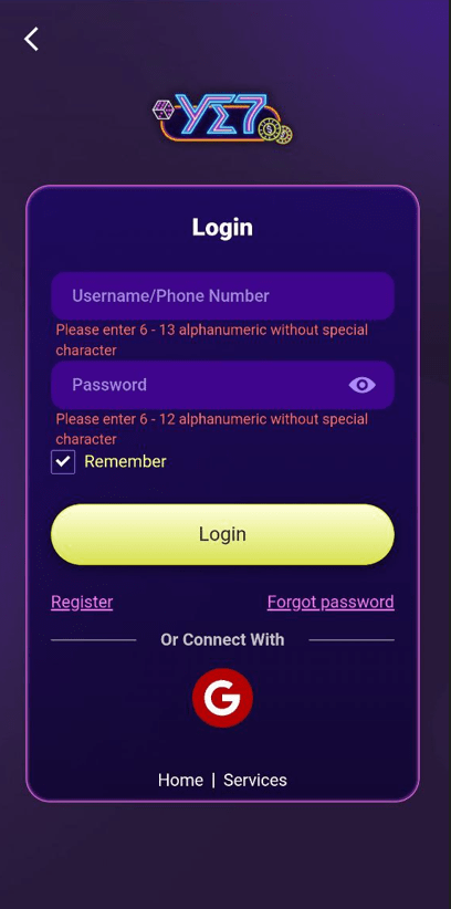 Ye7 Login