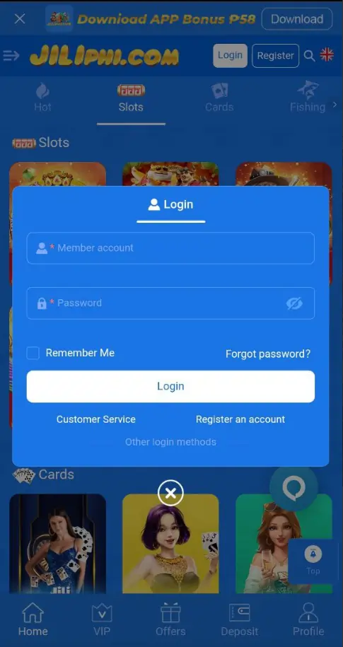 JILIPHI Login